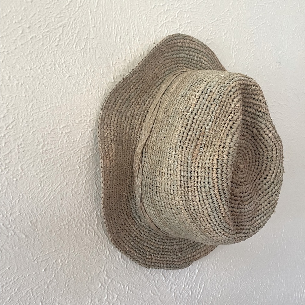 Anthropologie Raffia Beach Hat